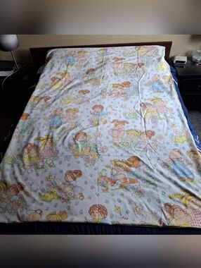 Vintage 80s Cabbage Patch Kids Twin Duvet Cover And Pillowcase